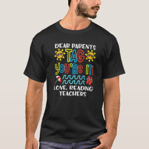 Camiseta Queridos Pais Tag Você É O Próximo Amamos Ler Prof