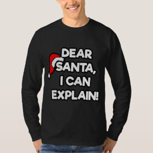 Camiseta QUERIDOS PAPAIS NOEIS QUE POSSO EXPLICAR Feliz Nat