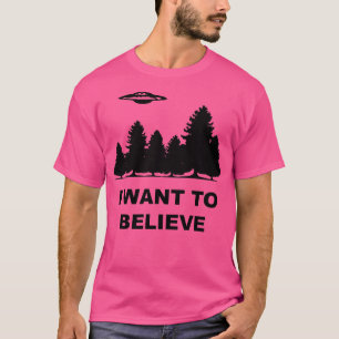 Camiseta Quero Acreditar Em Arquivos X