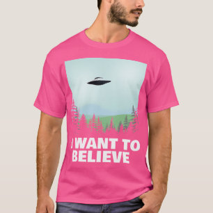 Camiseta Quero Acreditar Em Ficheiros X, Poster, Arte De Ve