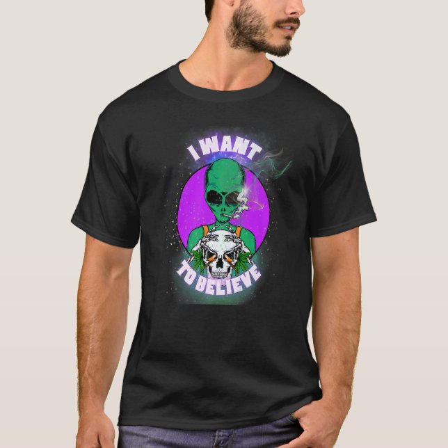 Camiseta Quero acreditar em humanos (Frente)