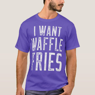 Camiseta Quero Fritas De Waffle