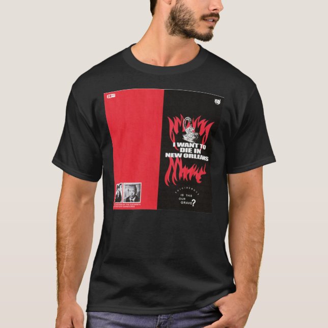 Camiseta Quero Morrer Em Nova Orleans   (Frente)