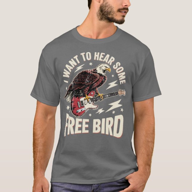 Camiseta Quero Ouvir Um Pássaro Livre (Frente)