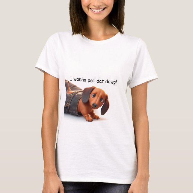 Camiseta Quero Pôr Aquele Cachorro (Frente)
