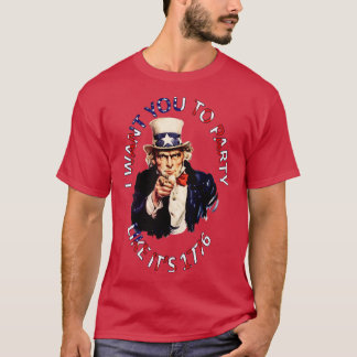 Camiseta Quero Que Festejas Como O 1776