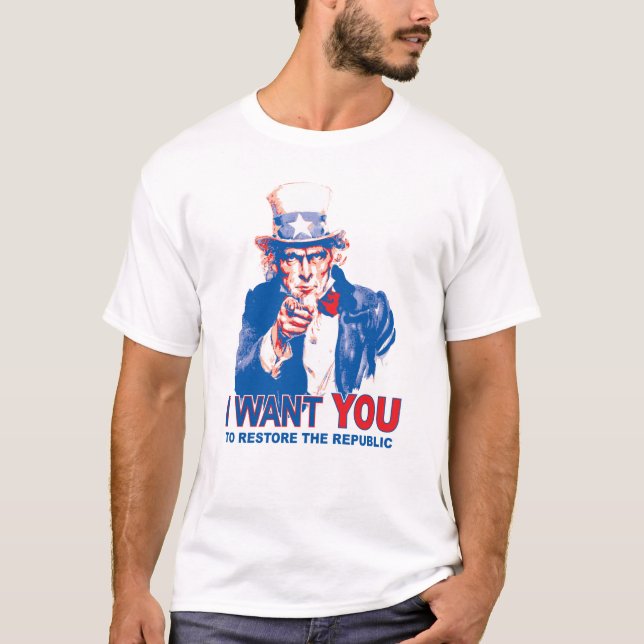 Camiseta Quero Que O Tio Sam Te Coloque (Frente)