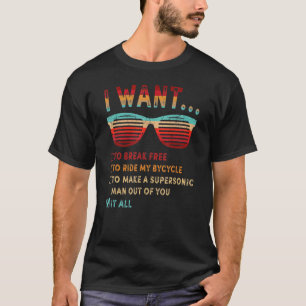 Camiseta Quero Quebrar O Gratuito Para Andar Na Bicicleta