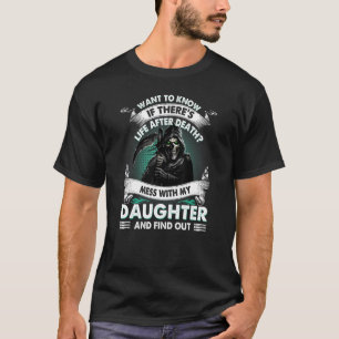 Camiseta Quero Saber Se A Vida Depois Da Morte Mete Com M