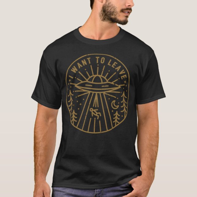 Camiseta Quero Sair - Bolso (Frente)