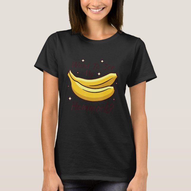 Camiseta Quero Ver A Minha Piada De Pai Banana Hammock (Frente)