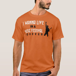 Camiseta Quero viver num festival de música 1