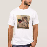 Querubim de Sistine Madonna por Raphael