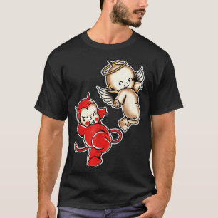 Camiseta Querubins Anjo Diabo Bebê Kewpie