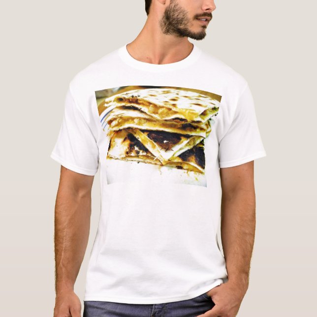 Camiseta Quesadilla da galinha (Frente)