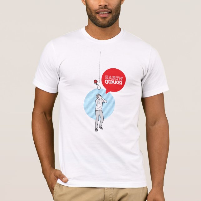 Camiseta Questionário 01 do terramoto (Frente)