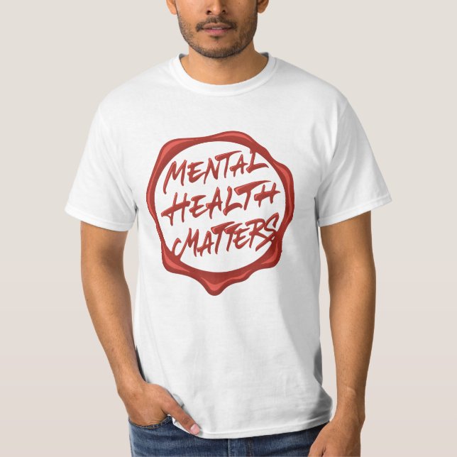 Camiseta Questões de saúde mental (Frente)