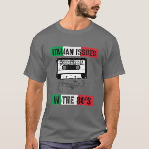 Camiseta Questões Italianas Sinalizador Pasta Cassete 80S, 