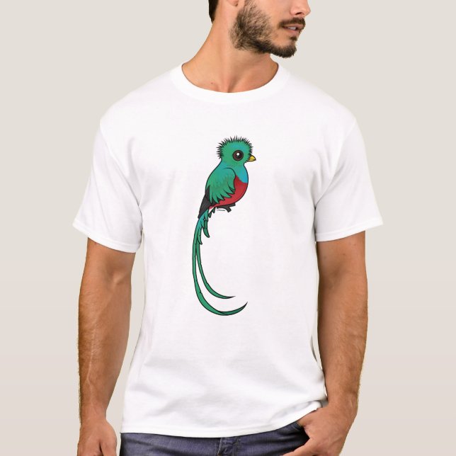 Camiseta Quetzal Resplendent de Birdorable (Frente)