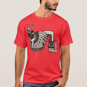 Camiseta Quetzalcoatl Aztec Serpente Mayan Toltec Feathered