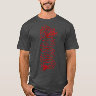 Camiseta Quetzalcoatl Aztec Serpentes Com Penas Mayanas Tol