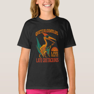 Camiseta Quetzalcoatlus Faz a Cena no Cretáceo Superior