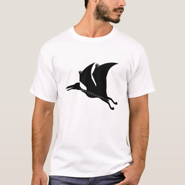 Camiseta Quetzalcoatlus Pterossauro Pré-Histórico (Frente)