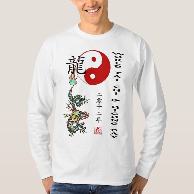 Camiseta Qui do mundo TAI & dia 2012 de Qigong (Frente)
