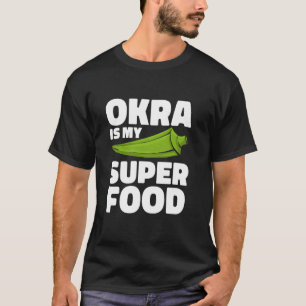 Camiseta Quiabo É Meu Alimento Super Jardineiro Dieta Basea