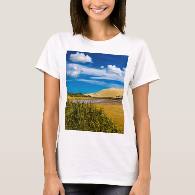 Camiseta Quickand stream perto de 90-Mile Beach, Nova Zelân (Frente)