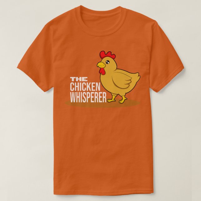 Camiseta Quicken Whisperer Backyard Farmer de frango (Frente do Design)