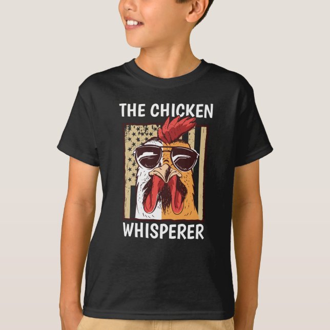 Camiseta Quicken Whisperer Backyard Farmer de frango (Frente)