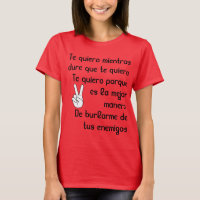 Quiero espanhol de Te dos poemas líricos da canção