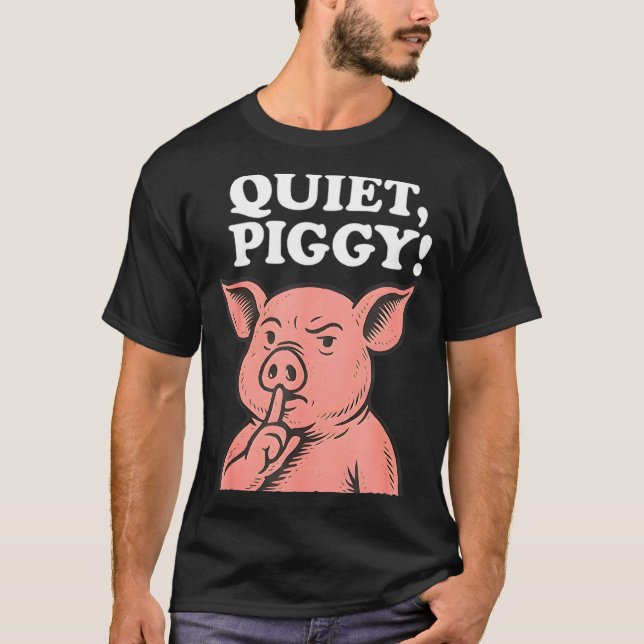 Camiseta Quiet Ggy Meme Saying Humor Tees  (Frente)