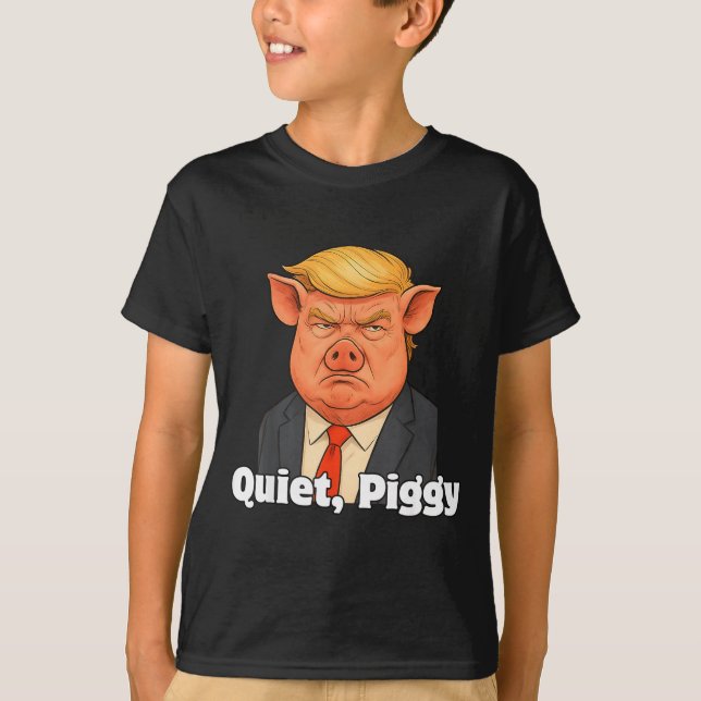 Camiseta Quiet Ggy Snarky Litical G Joke Design  (Frente)