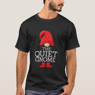 Camiseta Quiet Gnome Family Matando Natal Engraçado Pajama