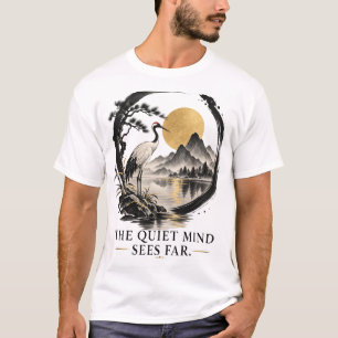 Camiseta Quiet Mind Sees Far Dhammapada
