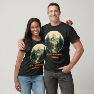 Camiseta Quiet Mountain Morning Nature Badge