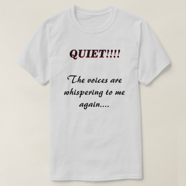Camiseta Quiet Whispering Voices LT (Frente do Design)