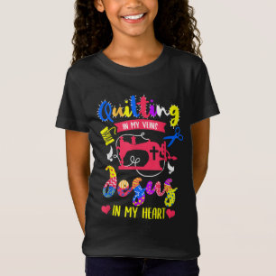 Camiseta Quilar Nas Minhas Veias Jesus No Meu Coração Qu