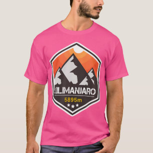 Camiseta Quilimanjaro-Montanha 5540M Profissão De Cena De C