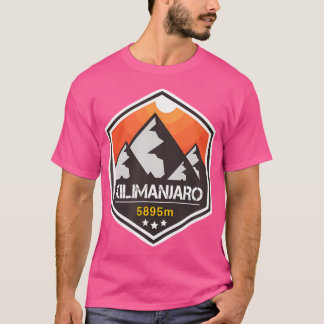Camiseta Quilimanjaro-Montanha 5540M Profissão De Cena De C