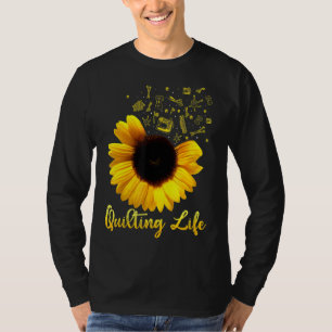 Camiseta Quiling Life Sun Flower Eu Adoro Todos Os Dias