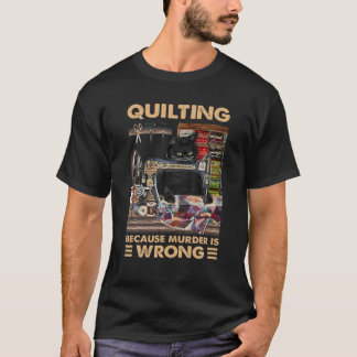 Camiseta Quilitar Porque O Assassinato Está Errado - Gato Q