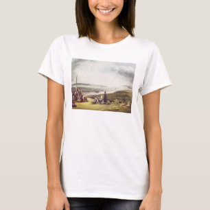 Camiseta Quillebeuf, das "vistas no Seine", gravado perto