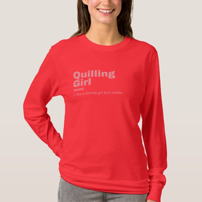 Camiseta Quilling Girl - Quilling (Frente)