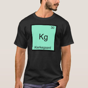 Camiseta Quilograma - Símbolo engraçado T da química do