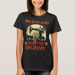 Camiseta Quilter Assustador Figurino Halloween