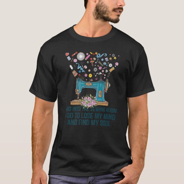 Camiseta Quilter Sentindo Mulheres Mãe Quilter Sentindo Pul (Frente)
