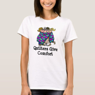 Camiseta Quilters dá o t-shirt do conforto